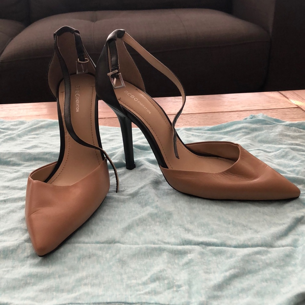 Tan/Black BCBGeneraion heels worn once